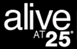 Alive at 25 logo